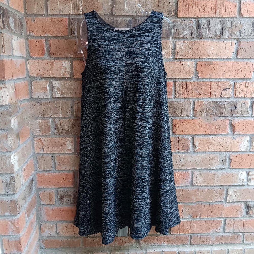 Philosophy Women's Gray Black Space Dye Knit Swing Dress Size S